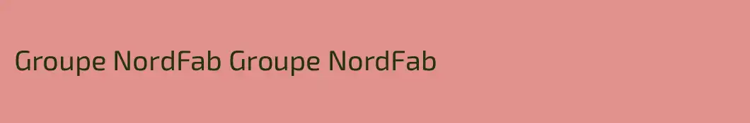 Groupe NordFab Groupe NordFab